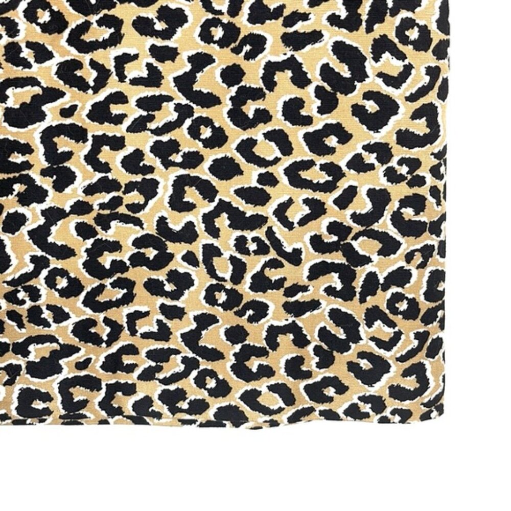 Talbots Abstract Cheetah Canvas A-Line Skirt - image 6